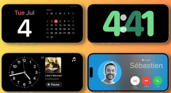 屯留苹果手机维修分享iOS17横屏充电待机显示有什么好处 