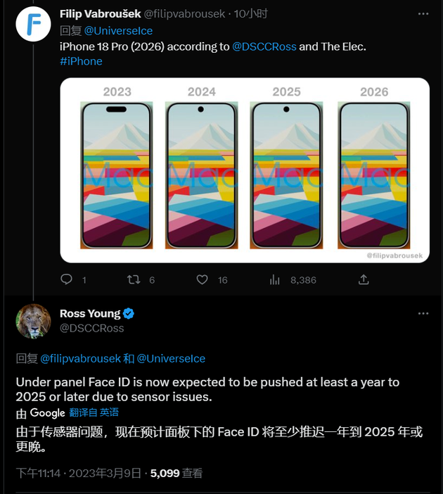 屯留苹果手机维修分享:屏下Face ID有什么优势？iPhone何时会有屏下Face ID？ 