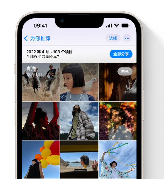 屯留苹果维修网点分享在 iPhone 上使用共享图库 