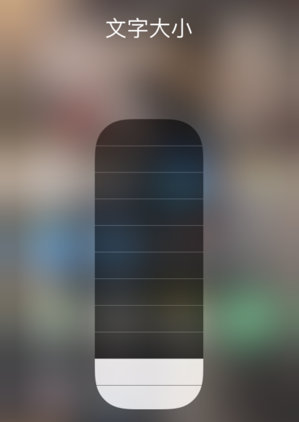 屯留苹果手机维修分享小技巧：在 iPhone 控制中心快速调节字体大小 